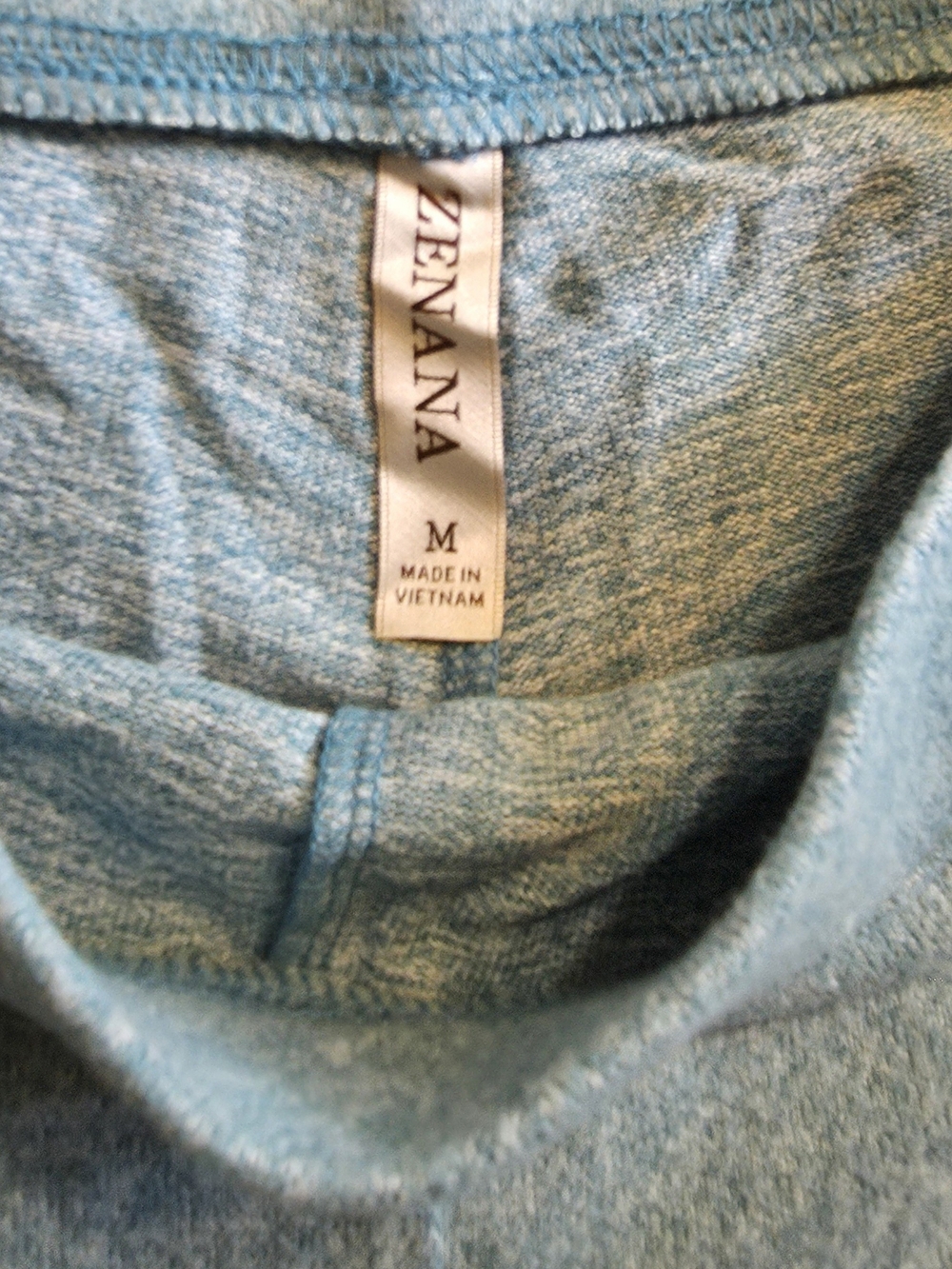 Zenana Womens Light Blue Super Soft Shorts